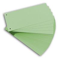 Разделитель картон 240*105 190гр/м2 100шт/уп ELBA зеленый